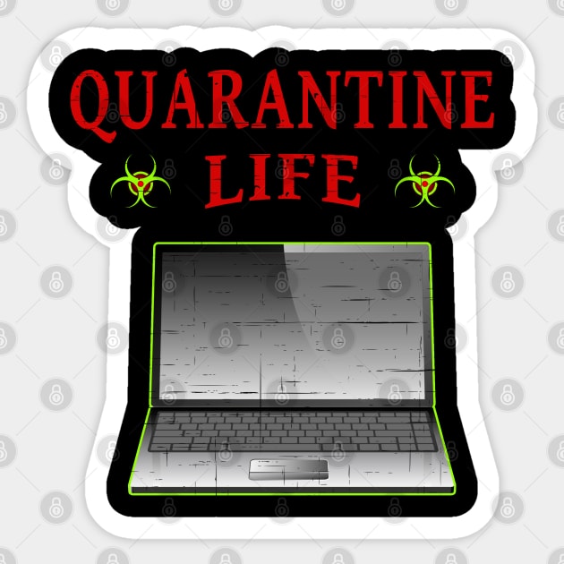 Quarantine Life Self Isolation Binge Watching Sticker by Capital Blue